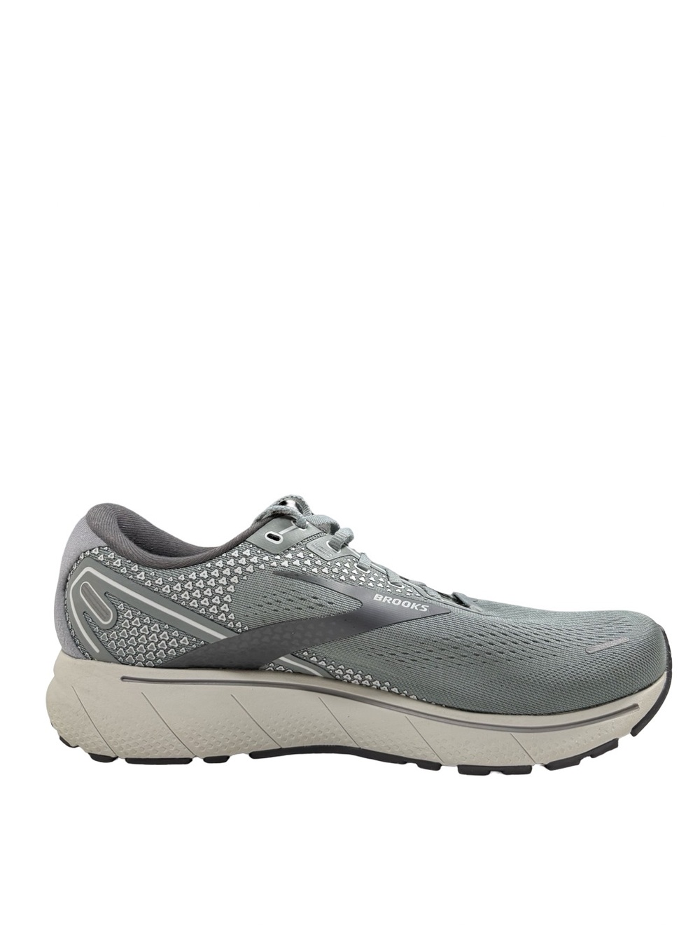 Brooks Ghost 14 1103691D067 Alloy Oyster Gray Running Shoes Mens Sz 11.5 2E Wide - Picture 6 of 12